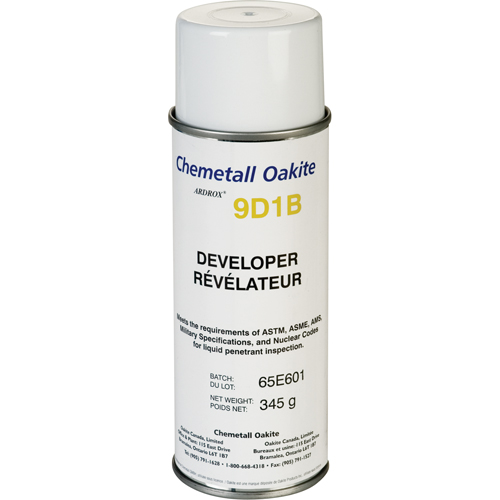 9D1B Non-Aqueous Developers, Aerosol Can Absolute Business Supply