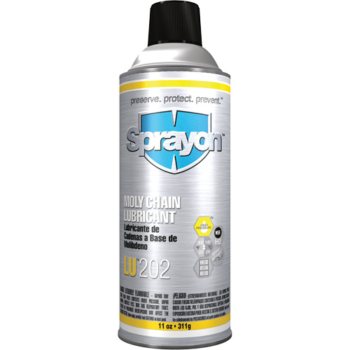LU202 Moly Chain Lubricant, Aerosol Can Absolute Business Supply