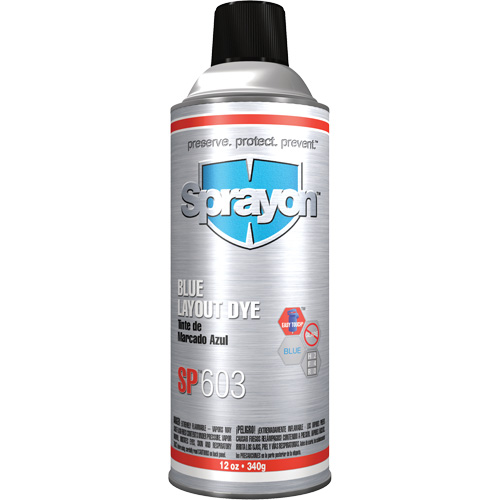 SP603 Blue Layout Dye, Blue, Can Absolute Business Supply