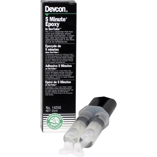5-Minute Adhesive, 25 ml, Dual Cartridge, Two-Part, Clear Absolute Business Supply