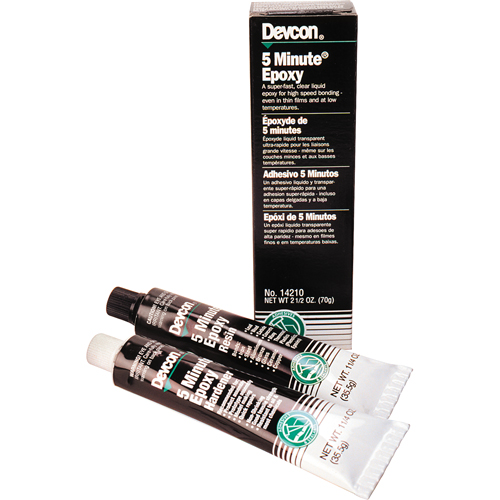 5-Minute Adhesive, 70 g, Tube, Two-Part, Clear Absolute Business Supply