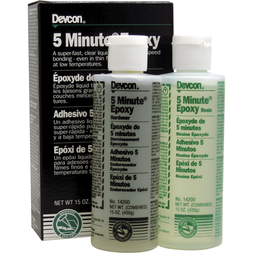 5-Minute Adhesive, 444 ml, Bottle, Two-Part, Clear Absolute Business Supply