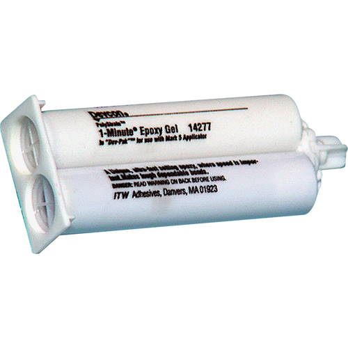 1-Minute Adhesive, 50 ml, Dual Cartridge, Two-Part, Amber Absolute Business Supply