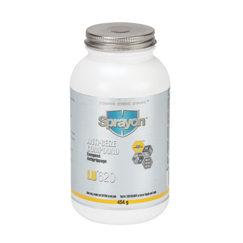 LU620 Anti-Seize Compound, 454 g, Brush Top Bottle, 2200°F (1204°C) Max. Temp Absolute Business Supply