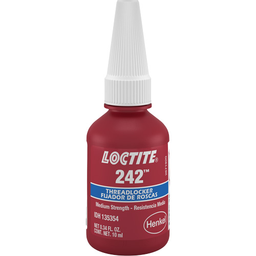 Threadlocker 242 , Blue, Medium, 10 ml, Bottle Absolute Business Supply