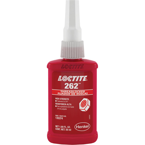 Threadlocker 262 , Red, High, 50 ml, Bottle Absolute Business Supply