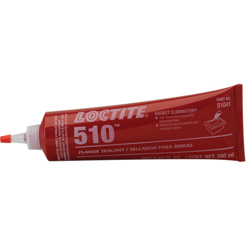 Scellant &agrave; collerettes Gasket Eliminator 510 haute temp&eacute;rature, Tube, Rouge Absolute Business Supply