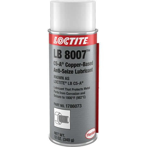 LB 8007 Copper Based Anti-Seize, 340 g, Aerosol Can, 1800°F (982°C) Max Temp. Absolute Business Supply
