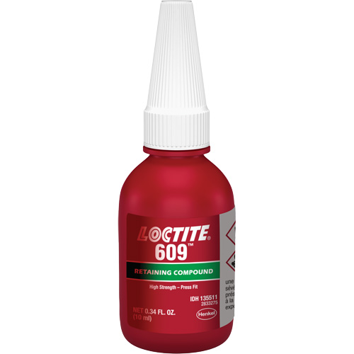 Retaining Compound 609 General Purpose, 10 ml, Bottle, Green Absolute Business Supply