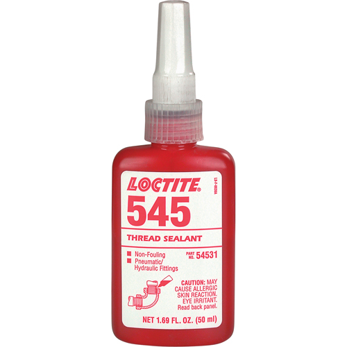 Scellant &agrave; filets 545 hydraulique/pneumatique, Bouteille, 50 ml, -54° C - 149° C/-65° F - 300° F Absolute Business Supply