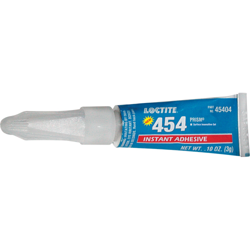 454 Prism&reg; Instant Adhesive Gel, Clear, Tube, 3 g Absolute Business Supply