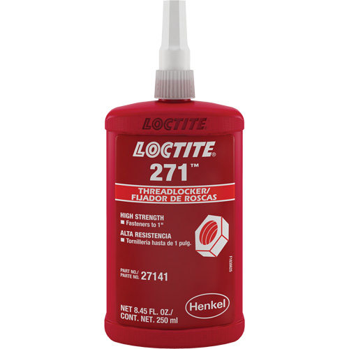 Threadlocker 271 , Red, High, 250 ml, Bottle Absolute Business Supply
