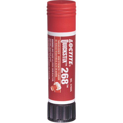 Quickstix Threadlocker 268 , Red, High, 9 g, Stick Absolute Business Supply