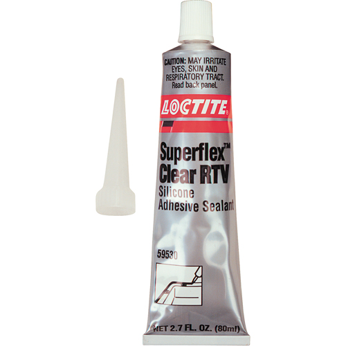 Superflex RTV Silicone Adhesive Sealant, Tube, Clear Absolute Business Supply