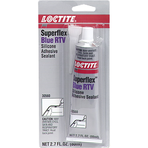 Superflex RTV Silicone Adhesive Sealant, Tube, Blue Absolute Business Supply