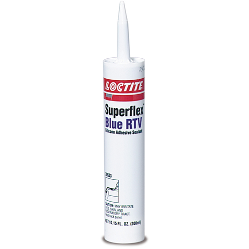 Superflex RTV Silicone Adhesive Sealant, Cartridge, Blue Absolute Business Supply