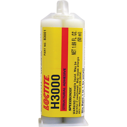 Adh&eacute;sif structural Speedbonder H3000, Deux composants, Cartouche double, 76 g, Cr&egrave;me Absolute Business Supply