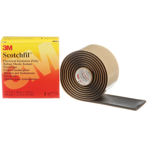 Mastic isolant Scotchfil, Rouleau, Noir Absolute Business Supply