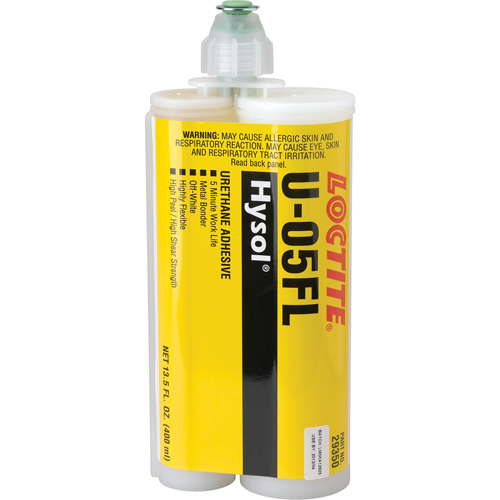 Hysol U-05FL Urethane Adhesive, Two-Part, Dual Cartridge, 622 g., Off-White Absolute Business Supply