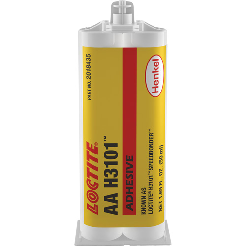 Speedbonder H3101 Adhesive, Two-Part, Dual Cartridge, 50 ml, Clear Absolute Business Supply