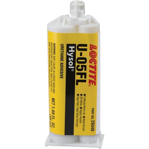Hysol U-05FL Urethane Adhesive, Two-Part, Dual Cartridge, 90 g., Off-White Absolute Business Supply