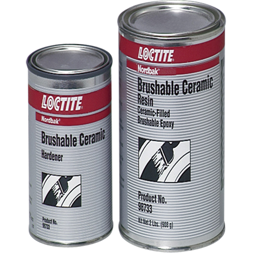 Nordbak Brushable Ceramic, 2 lbs., Kit, Grey Absolute Business Supply