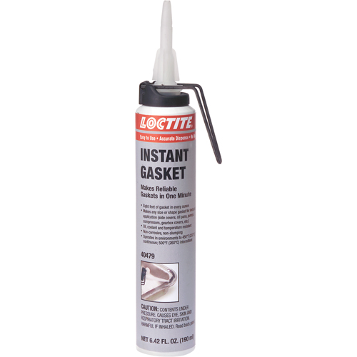 Scellant &agrave; joints Instant Gasket, Cartouche, Noir Absolute Business Supply