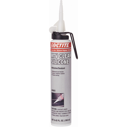Superflex RTV Silicone Adhesive Sealant, Cartridge, Clear Absolute Business Supply