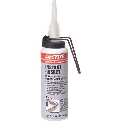 Scellant &agrave; joints Instant Gasket, Cartouche, Noir Absolute Business Supply