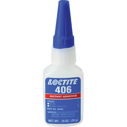 Prism 406 Instant Adhesive, Clear, Bottle, 0.7 fl. oz. Absolute Business Supply
