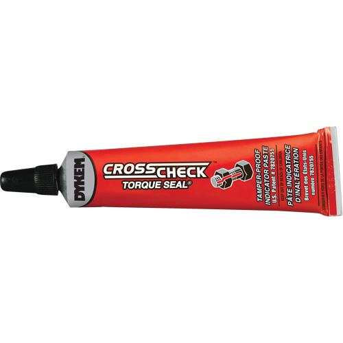 Cross Check Torque Seal&reg; Tamper-Proof Indicator Paste, 1 oz., Tube, Red Absolute Business Supply