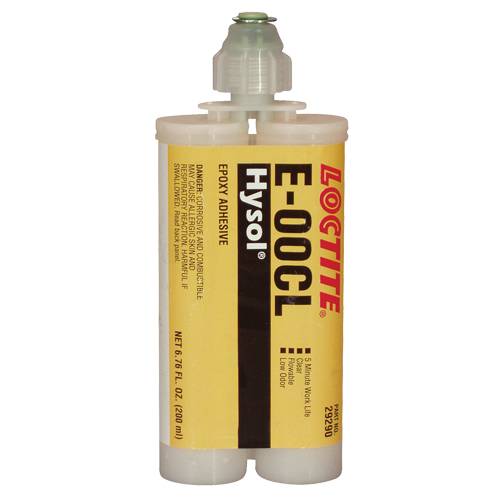 Adh&eacute;sif structurel E-00CL, 200 ml, Cartouche double, Deux composants, Transparent Absolute Business Supply