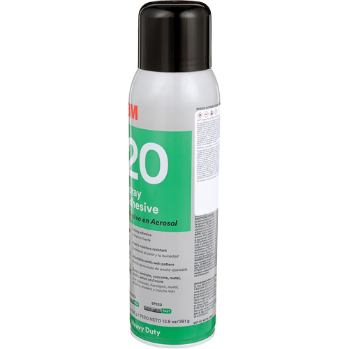 20 Heavy Duty Spray Adhesive, Clear, Aerosol Can Absolute Business Supply