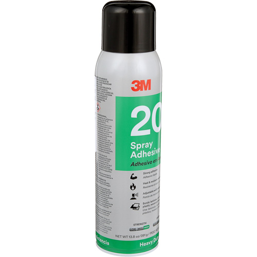 20 Heavy Duty Spray Adhesive, Clear, Aerosol Can Absolute Business Supply