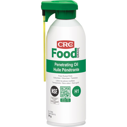 Huile p&eacute;n&eacute;trante pour usine alimentaire, Canette a&eacute;rosol, 312 g Absolute Business Supply
