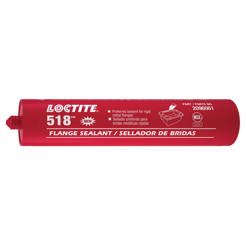 Scellant &agrave; collerettes 518, Cartouche, Rouge Absolute Business Supply