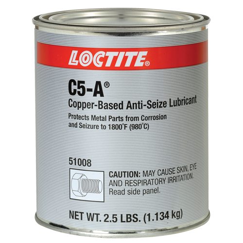 Loctite&reg; 8008 C5-A Copper Anti-Seize Lubricant, 2.5 lbs., Can, 1800°F (982°C) Max Temp. Absolute Business Supply