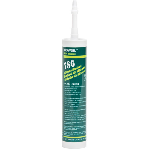 Silicone Sealant, 300 ml, Cartridge, Clear Absolute Business Supply
