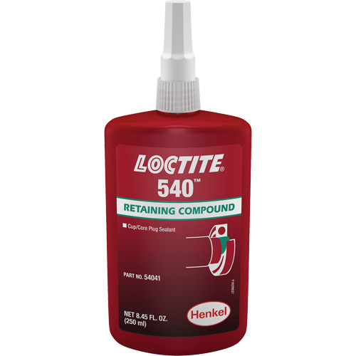 Loctite&reg; 540 Retaining Compound, 250 ml, Bottle, Blue Absolute Business Supply