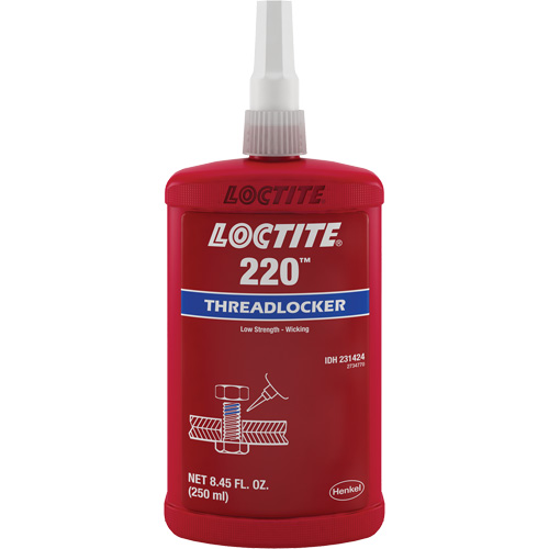 220 Threadlocker, Blue, Medium, 250 ml, Bottle Absolute Business Supply