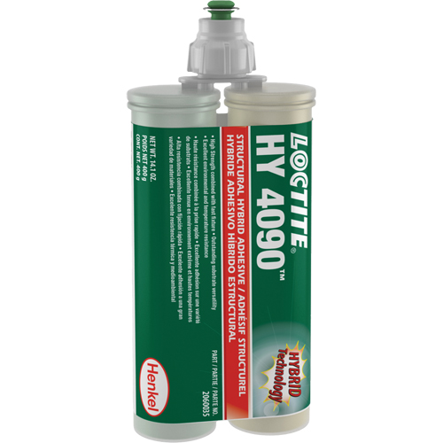 Adh&eacute;sif hybride pour r&eacute;parations structurales HY 4090, Deux composants, Cartouche double, 400 g, Blanc cass&eacute; Absolute Business Supply