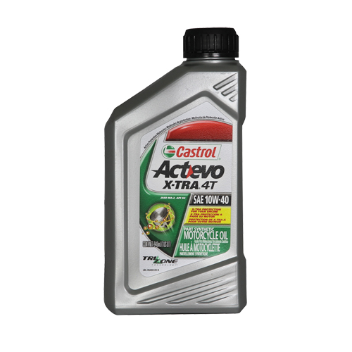 Huile pour moteur de moto 10W40 4T ACTEVO, 946 ml, Bouteille Absolute Business Supply