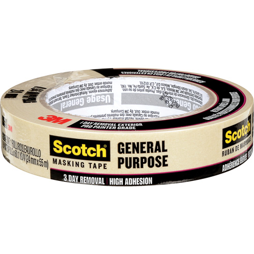 Ruban-cache &agrave; usage g&eacute;n&eacute;ral 2020 Scotch 2020, 24 mm (1") x 55 m (180'), Havane Absolute Business Supply
