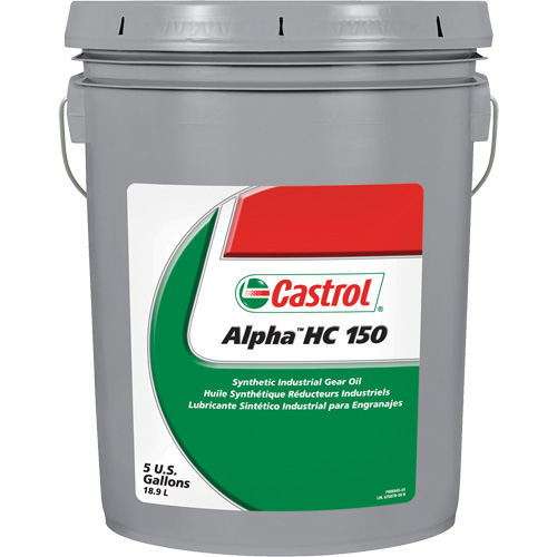 Huile pour engrenages synth&eacute;tique industrielle 3660 HC EP 150 Alpha, 18,93 L Absolute Business Supply