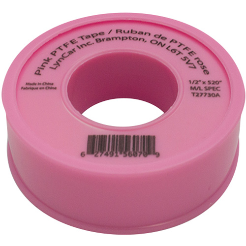 Ruban de Teflon, 520" lo x 1/2" la, Rose Absolute Business Supply