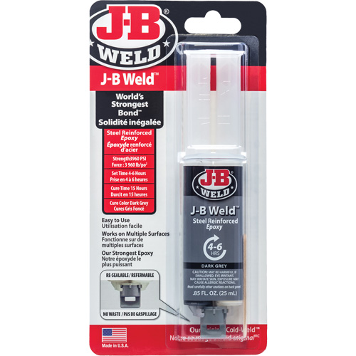 Adhesive, 25 ml, Syringe, Two-Part, Grey Absolute Business Supply
