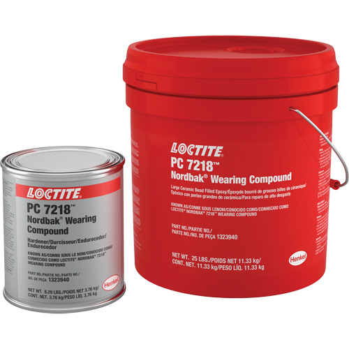 Wearing Compound 7218, 25 lbs., Pail, Two-Part, Grey Absolute Business Supply