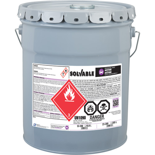 Ac&eacute;tone liquide, 18,9 L Absolute Business Supply