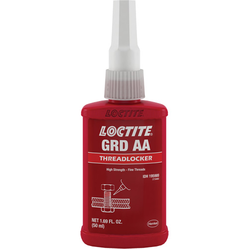Letter Grade AA Wicking Grade Threadlocker, Green, High, 50 ml, Bottle Absolute Business Supply