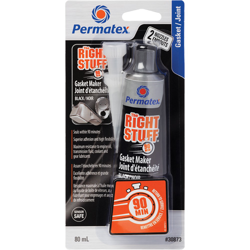 The Right Stuff&reg; 90 Minute Gasket Maker, Tube, Black Absolute Business Supply